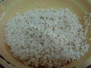 荷叶糯米蒸排骨做法图解5)