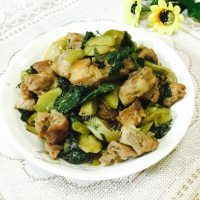 美味的紫苏焗排骨