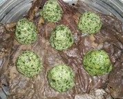 自制红薯叶窝头做法图解5)