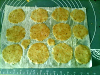 简单芝麻薄脆饼干做法图解9)