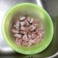家常菜山药排骨做法图解4)