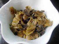 家常菜香辣酸菜肉片做法图解3)