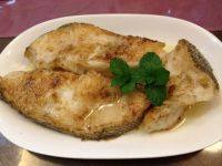 美味的香煎银鳕鱼