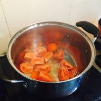 营养的鸡蛋番茄煮青菜面的做法图解三