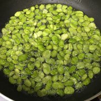 清香油汆豆瓣做法图解7)
