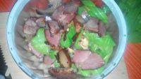 家常菜尖椒炒腊肉