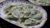 自己做的韭菜猪肉水饺
