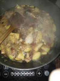 美味的角瓜腌肉打卤面做法图解8)