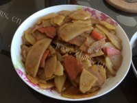 唇齿留香的炒土豆片做法图解3)