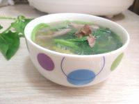 营养的菠菜猪肝汤
