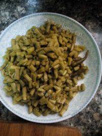 家常菜肉末酸豇豆做法图解1)