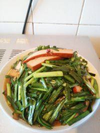 营养丰富的韭菜炒豆干