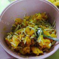 芝士焗红薯做法图解2)