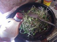味道不错的清炒豌豆苗做法图解6)
