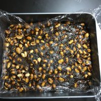自制芝麻花生糖做法图解9)