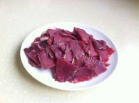 清香花菜烩黄牛肉做法图解2)