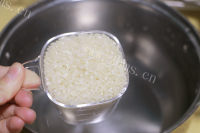 美味的青菜瘦肉粥做法图解8)