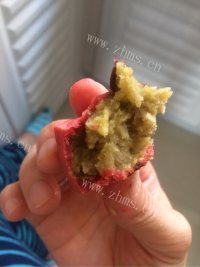香甜多彩桃山皮月饼做法图解11)
