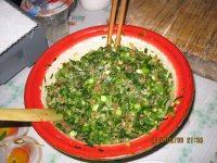 韭菜虾仁水饺做法图解7)