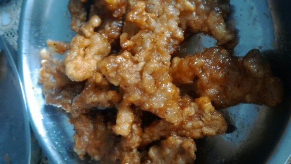 芳香四溢的锅包肉