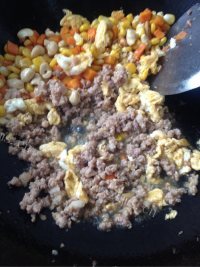 咸甜适中的菠萝饭做法图解4)