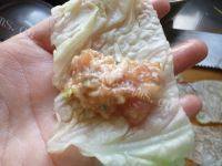 家常菜白菜肉卷做法图解5)