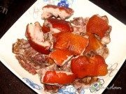 家常菜西葫芦焖烧肉做法图解1)