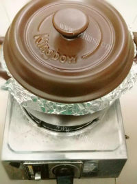 美味的砂锅烤红薯（地瓜）做法图解4)