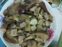 茄子炒肉做法图解4)
