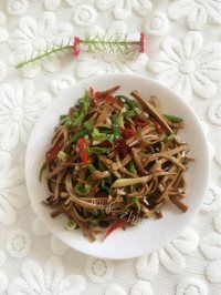 家常菜香辣豆干做法图解9)