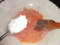 家常菜番茄菜花做法图解5)
