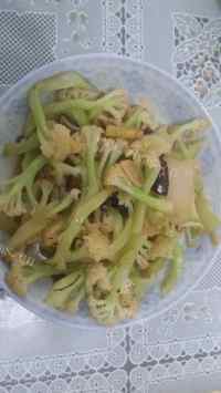 家常菜爆炒菜花