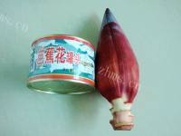 不错的美食红烧罐头煮芭蕉花做法图解1)