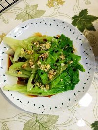 家常菜白灼生菜