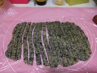 自制海苔芝麻阿拉棒做法图解9)