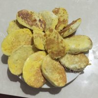 简单的煎鸡蛋馍片
