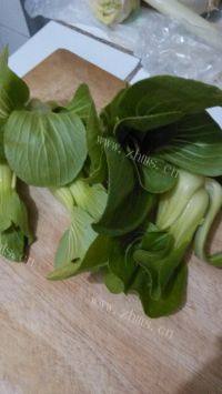 家常菜上海青炒香菇做法图解1)