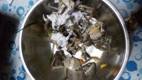 美味棒棒蟹炒年糕做法图解2)