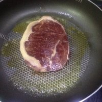 美味的牛排意面做法图解8)