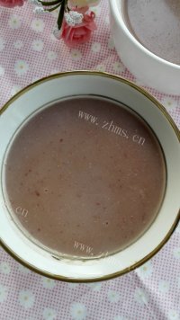 美味红豆山楂米糊做法图解5)
