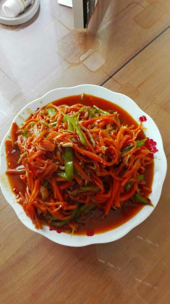 鲜美可口的鱼香肉丝