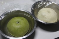 自制抹茶双色吐司做法图解17)