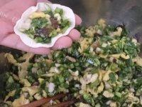 自己做的韭菜馅水饺做法图解9)
