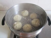 清甜香软青菜香菇包做法图解12)