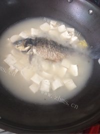 美味的鲫鱼豆腐汤做法图解4)