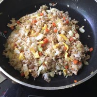美味的杂菜炒饭做法图解18)
