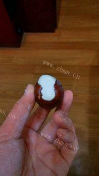 好吃的糯米红枣心太软做法图解8)