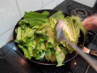 好吃的豆豉油麦菜做法图解4)