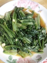 家常菜清炒油麦菜