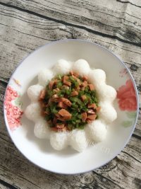 自制红梗米金瓜盅做法图解13)